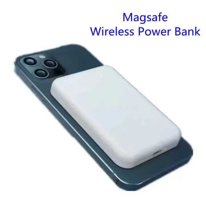 Magnetic Power Bank Wireless Charger 5000 mah For iPhone 12/13/14 Black