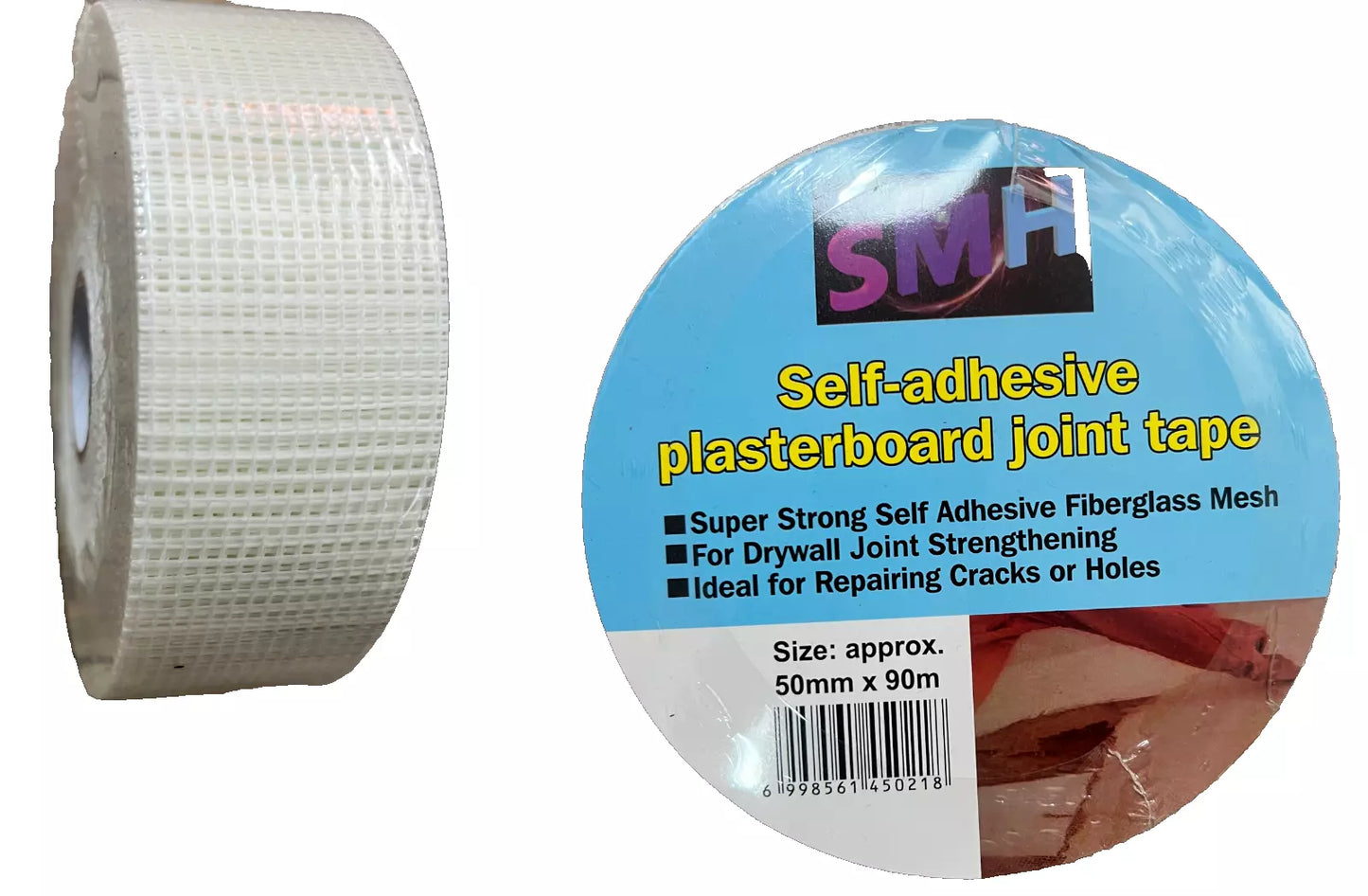 24 X Scrim Fibreglass Mesh Tape | Plasterboard Drywall Joint 50mm x 90m