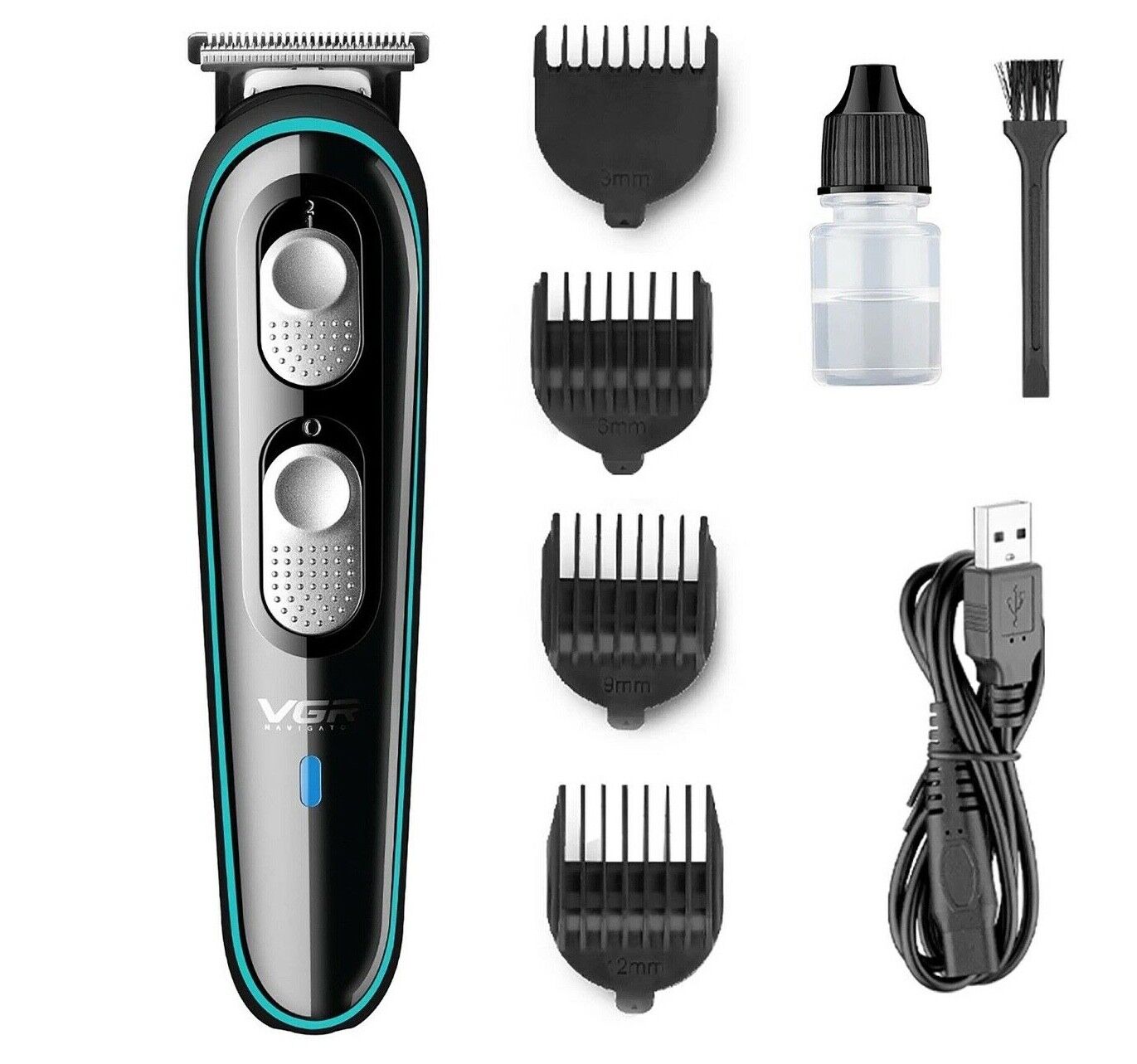 Hair Clippers Men's Electric Trimmers Cutting Cordless Beard Shaver - SMH345