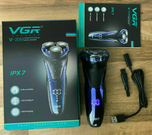 Men's Electric Shaver Razor Wet Dry Rotary Shaver Rechargeable - SMH345