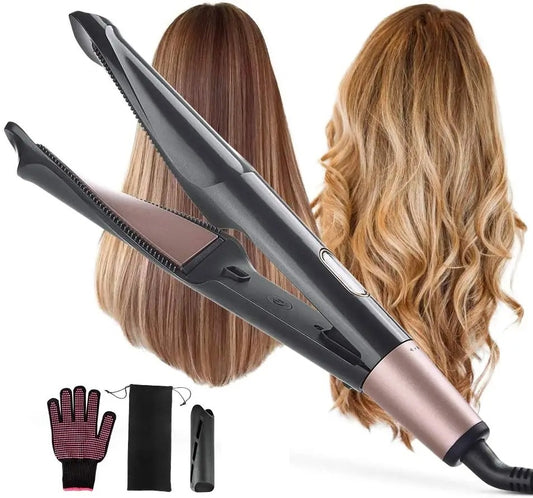 Hair Straightener And Curling Iron 2 in1 Ceramic Hair Curler - SMH345