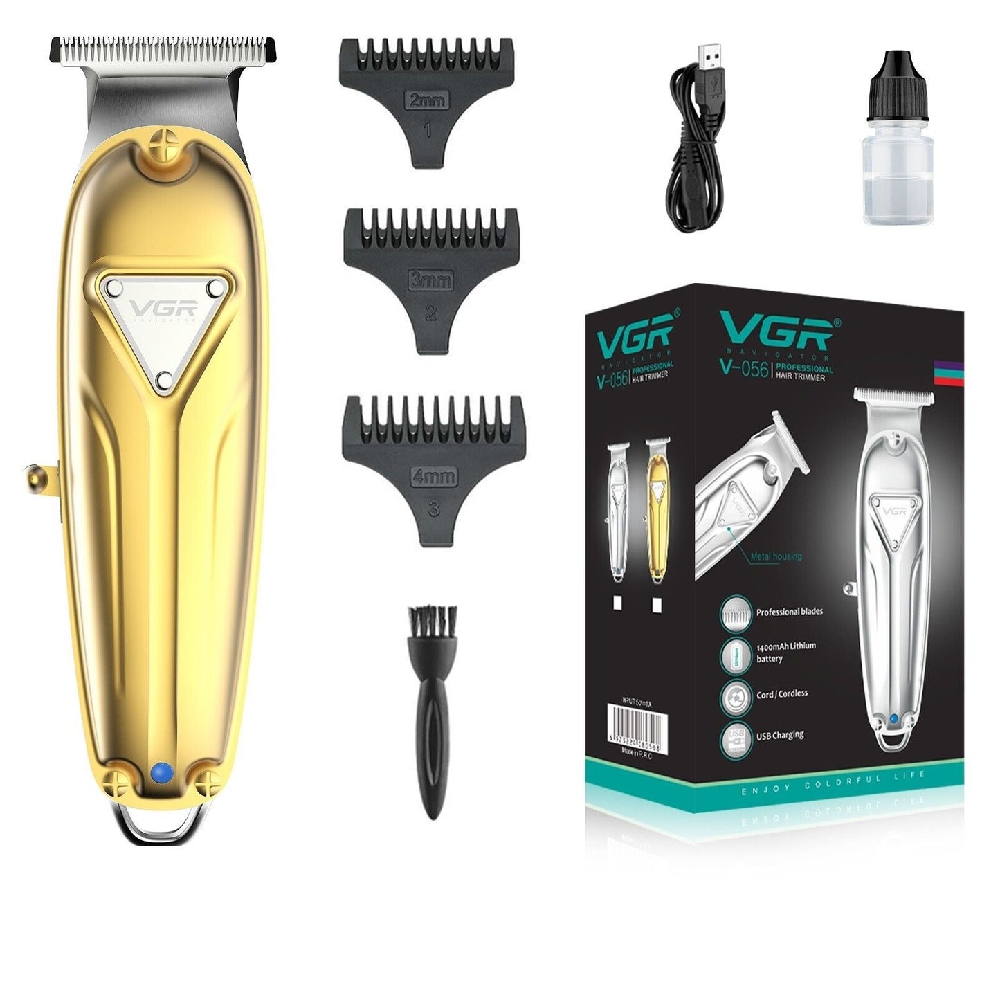 Professional Hair Clippers Men's Electric Trimmers Cutting Cordless Beard Shaver - SMH345