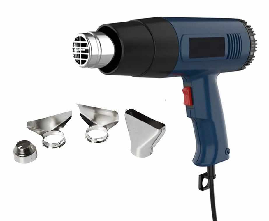 Hot Air Heat Gun 4 Nozzles Electric 2000W Dryer Solder Shrink Paint Stripper - SMH345