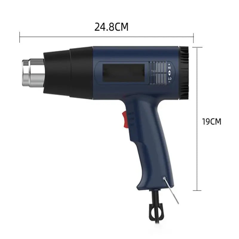 Hot Air Heat Gun 4 Nozzles Electric 2000W Dryer Solder Shrink Paint Stripper - SMH345