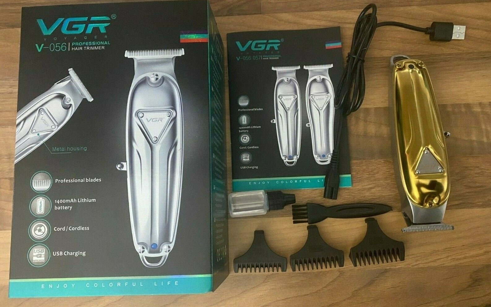 Professional Hair Clippers Men's Electric Trimmers Cutting Cordless Beard Shaver - SMH345